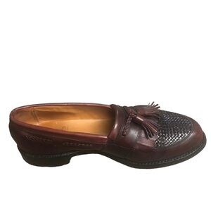 Allen Edmonds Cody Classic Preppy Leather Tassel‎ Loafer Braided Brown Men’s 9 C